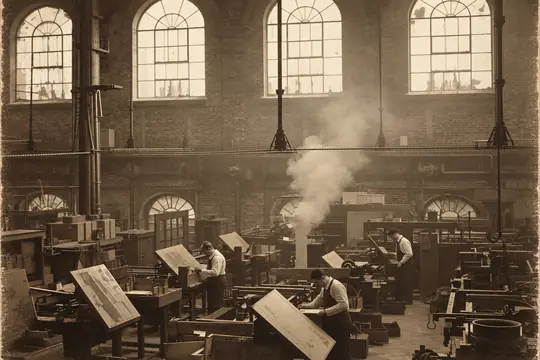 Usine des années 1900 perçue lors d’une séance d’hypnose spirituelle à Sion