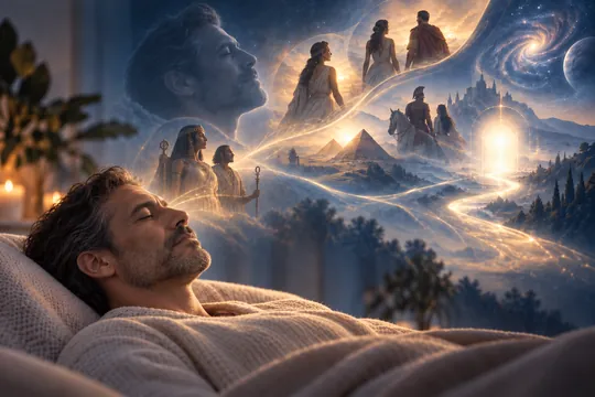 Séance d'hypnose spirituelle et visions de vies passées — cabinet de Sion, Valais