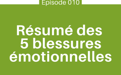 Résumé des cinq blessures émotionnelles | E010