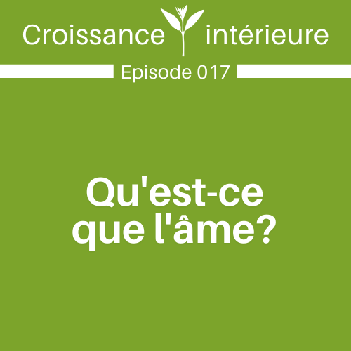 Qu-est ce que l'âme?